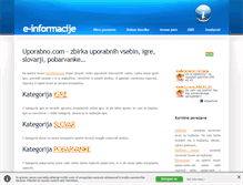Tablet Screenshot of e-informacije.com
